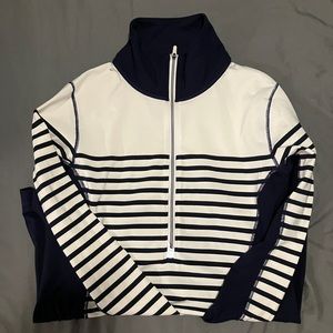 Jcrew x new balance half zip athletic top